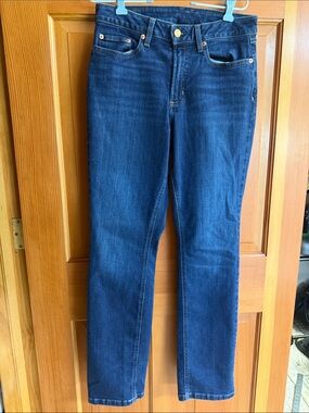 L.L.Bean Favorite Fit Stretch Straight Leg Jeans size 8